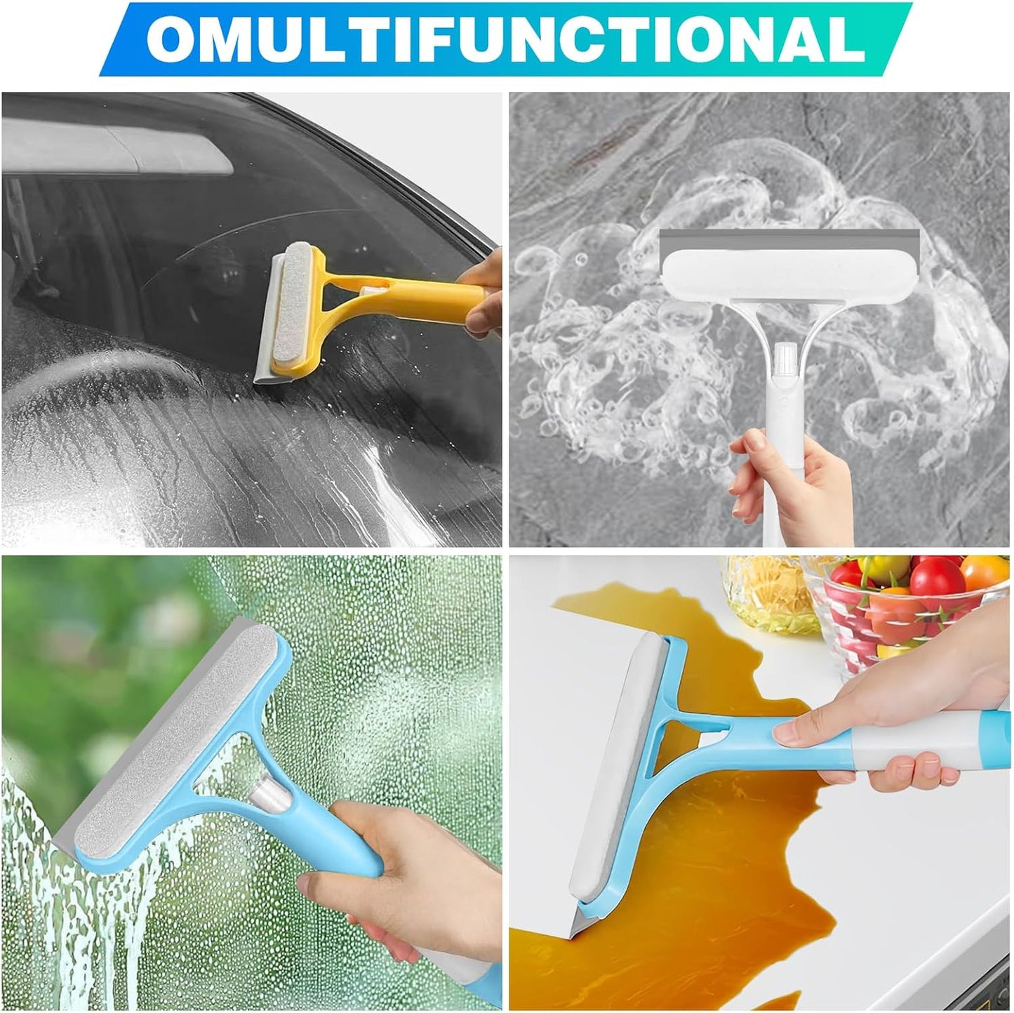 3-in-1 Window Squeegee Cleaner