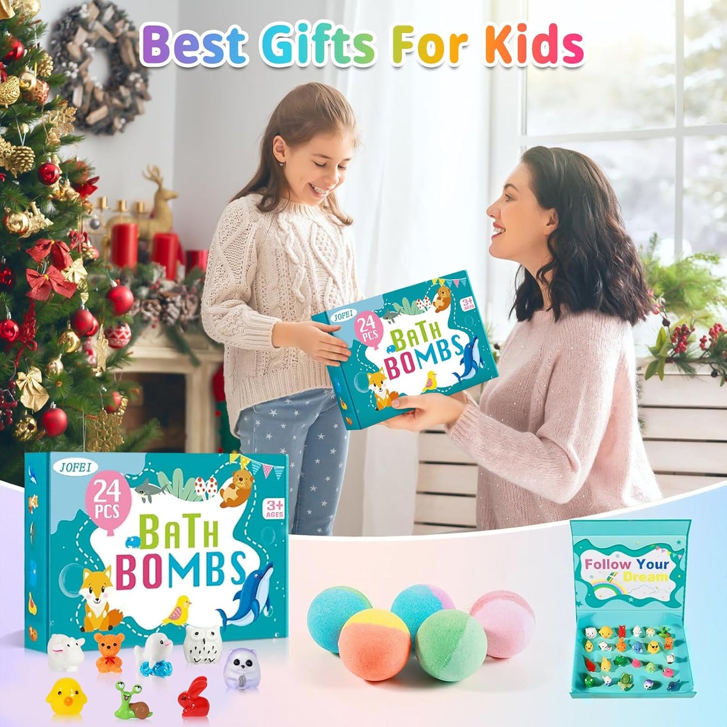 Hidden Animals Surprise Bath Bombs (24 Pack)