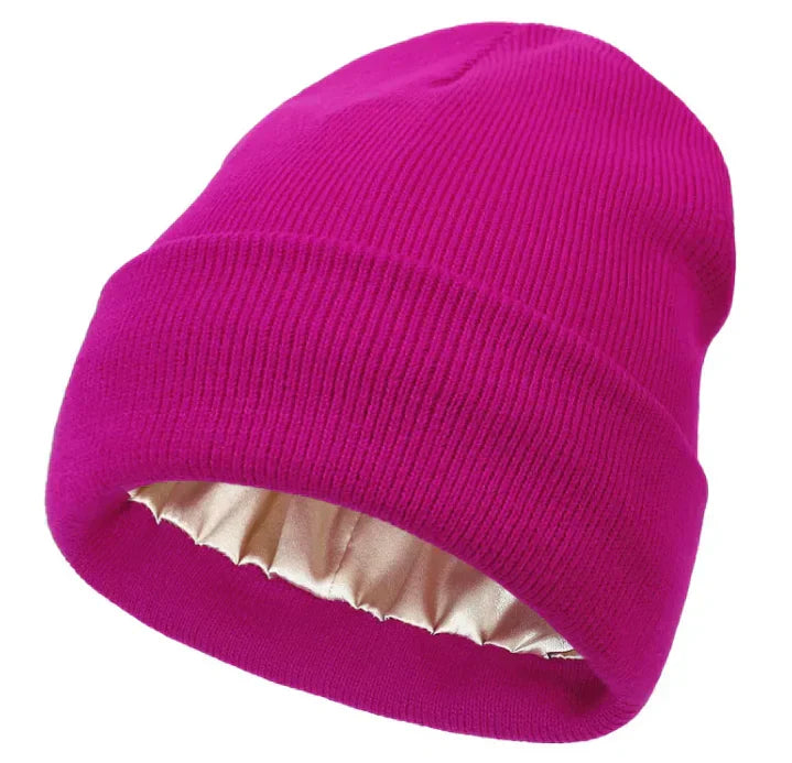 Silk Lined Beanie Hat
