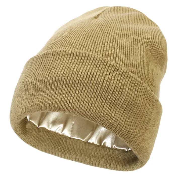 Silk Lined Beanie Hat