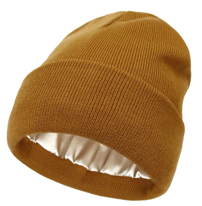 Silk Lined Beanie Hat
