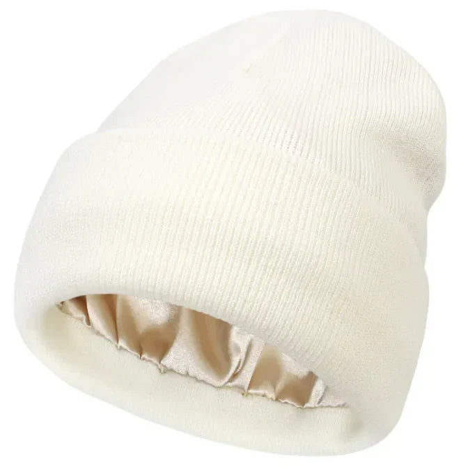Silk Lined Beanie Hat