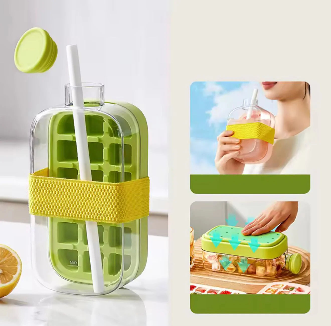 FrostFlow™ Ice & Drink Bottle